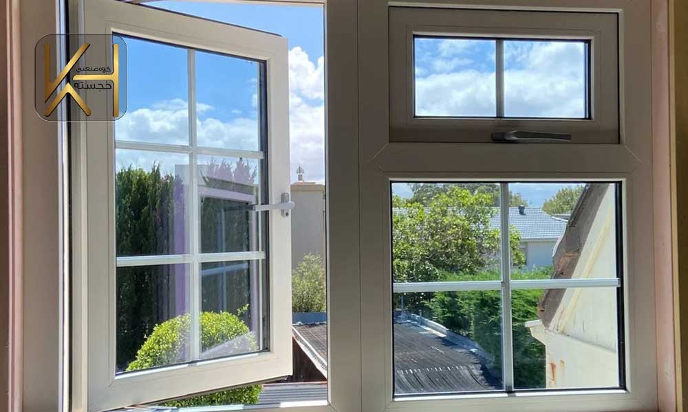 تصویری از پنجره UPVC دوجداره با طراحی مدرن