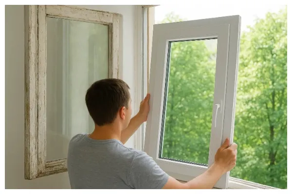 نصب پنجره دوجداره در ساختمان مسکونی